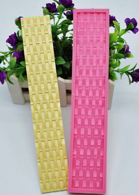 Lungo Bordo Intreccio. Stampo in silicone