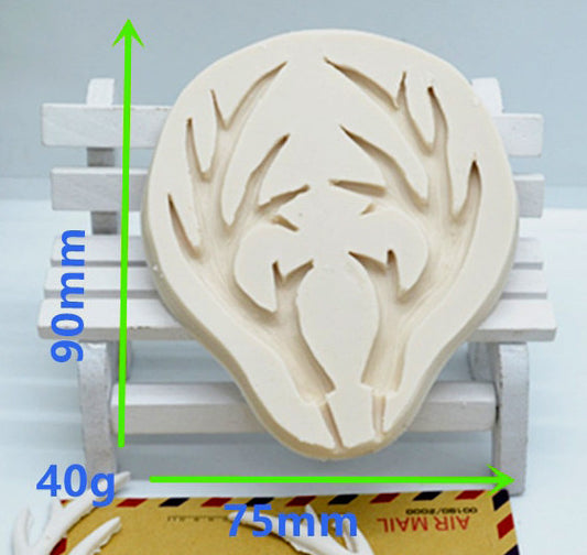 Grandi Corna Renna di Natale. Reindeer Horns Mold Cake. Stampo silicone