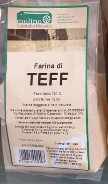 Farina di Teff. 250 gr