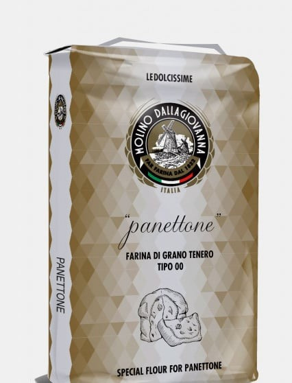 Farina Panettone con W 390. Maestro Massari. Per Panettone Pandoro Colomba