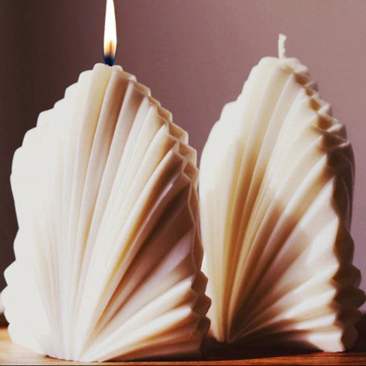 Grande Corallo dritto Stilizzato Geometrico di 14.7 cm. Stampo Mare anche per Candele