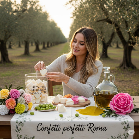 Olive. Sapone Bianco biologico naturale. Melt and Pour