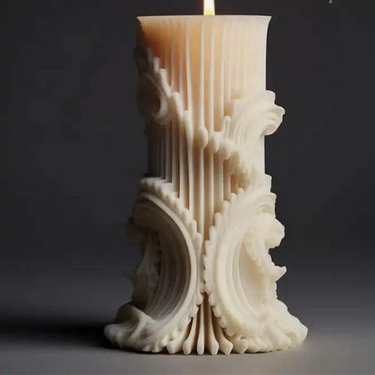 Nuova produzione!! Elegante stampo in silicone Candela di 11.2 cm. Lux 195