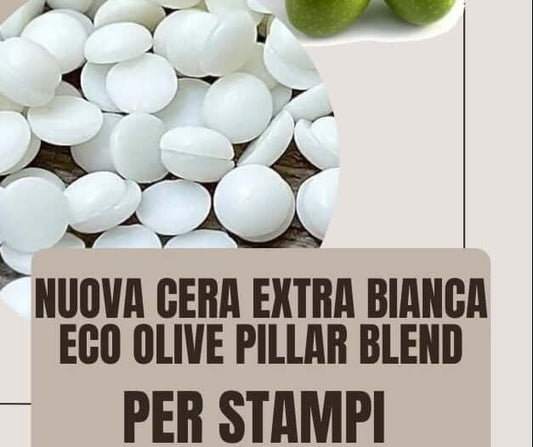 Nuova Cera Eco Olive per Stampi Extra Bianca Pillar Blend CPS25
