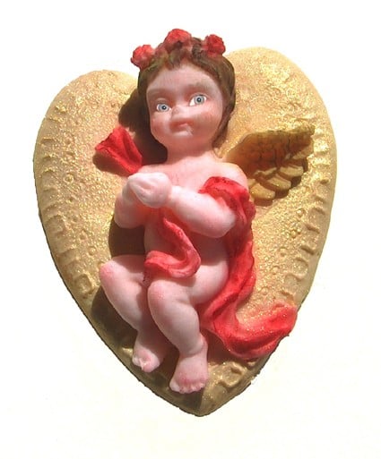 Angelo con le ali. Stampo in Silicone