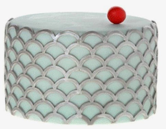 Merletto. Stampo in silicone per decorazioni a rilievo. Modecor.