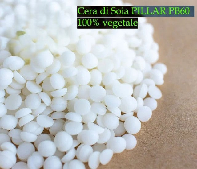 Stampi. PB60. Cera di Soia PILLAR per Candele