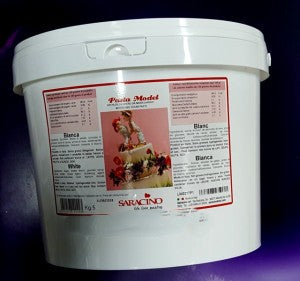 5 Kg. Bianca. Pasta di zucchero Model Saracino. Gluten Free