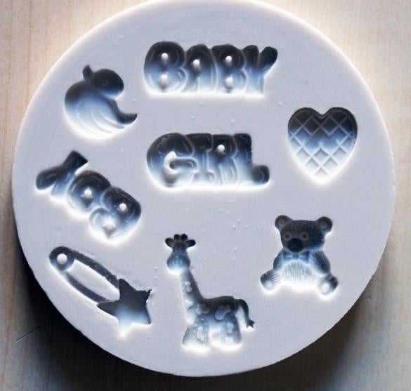 Stampo silicone Baby.