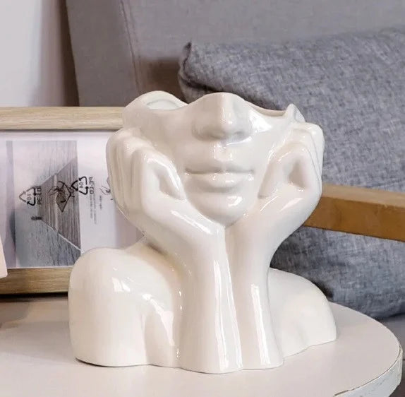 Viso Donna di fronte di 8.5 cm. Stampo in silicone per Candele