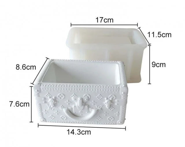 Stampo nuovo Vaso Valigia Griffata. WORLD PRODUCTS SHOP