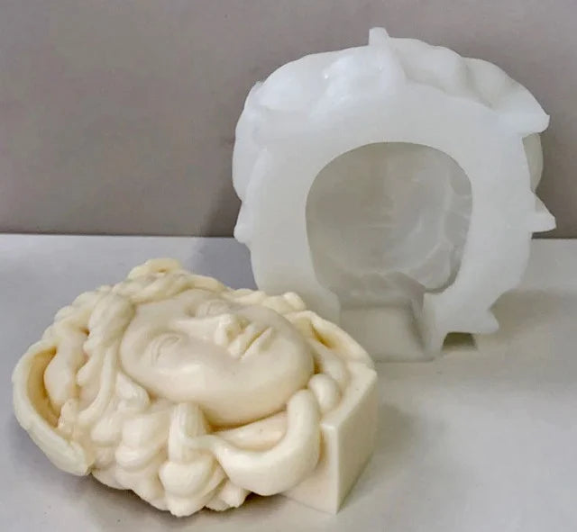 Medusa Versace di 18 cm. Grande Stampo in silicone anche per Candele