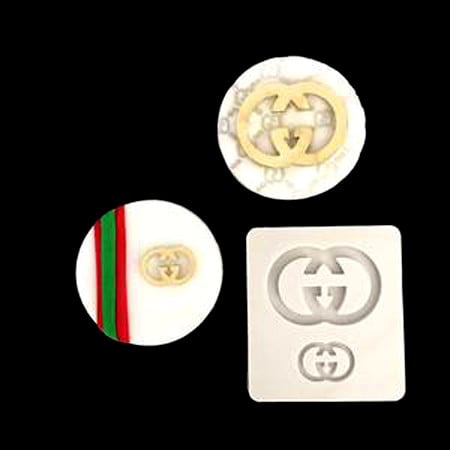 Logo Gucci. Stampo in silicone