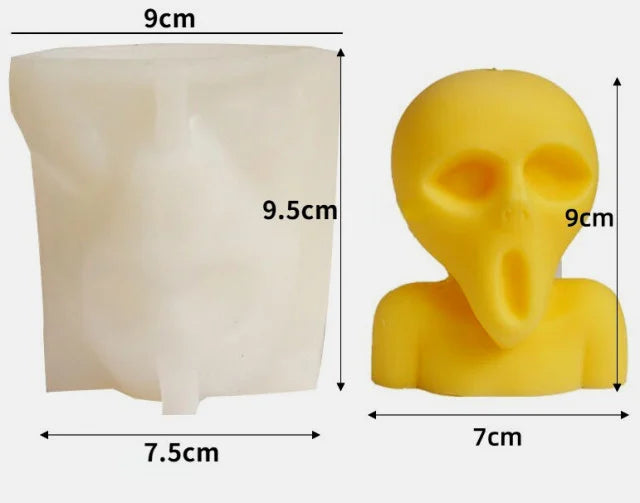 Alien Fantasma. Stampo in silicone anche per Candele