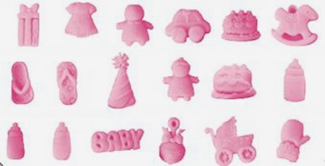 Neonato Baby. Stampo in Silicone di 18 forme