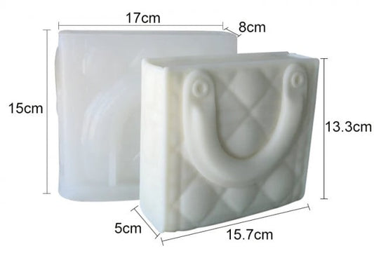 Borsa Dior Griffe. Stampo Borsetta in silicone anche per Candele