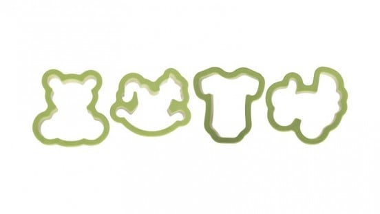 Carrozzina Vestitino Cavallo e Orsetto. Battesimo.Stampo tagliapasta