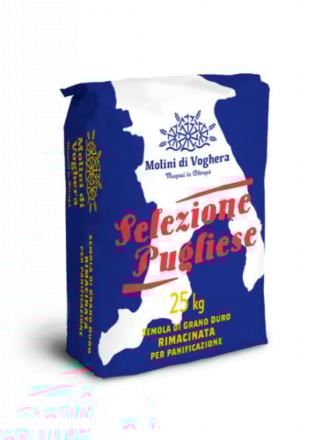 5 Kg. Semola Rimacinata Puglia di Grano Duro. Molino di Voghera