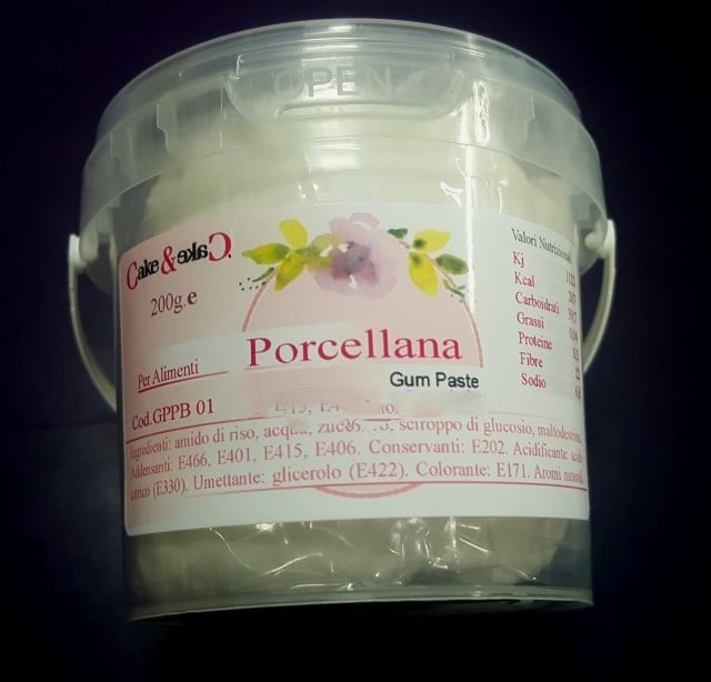 Porcellana Alimentare per Petali Finissimi e Trasparenti!!! Gum Paste Bianca per Fiori