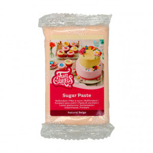 beige. Pasta di zucchero FunCakes. 250 gr. Senza Glutine e Kosher