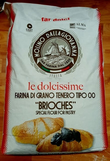 FarDolci Brioches. Farina Tipo 00. W 380 P/L 0.55. Per Cornetti Danesi e Brioches