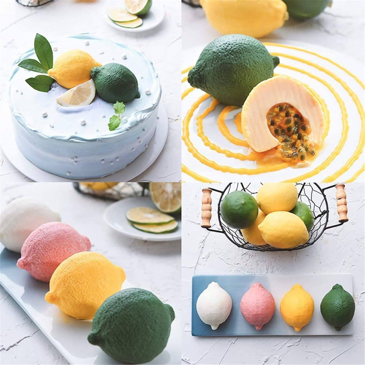 Limone. Stampo in silicone anche per Candele e Saponi