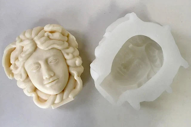 Medusa Versace di 18 cm. Grande Stampo in silicone anche per Candele