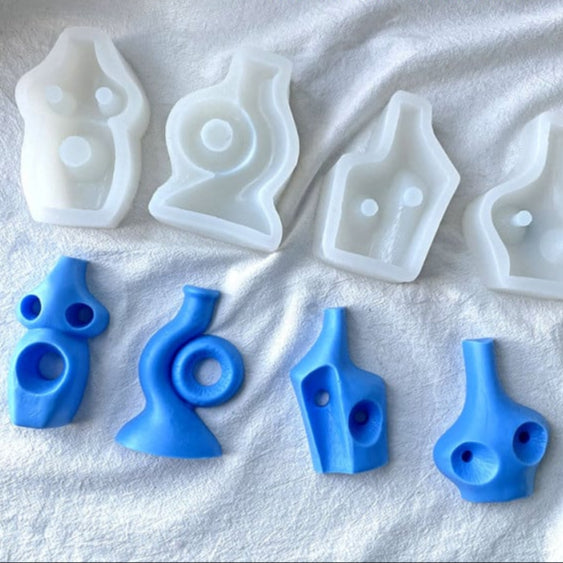 Bellissime e Uniche Bottiglie Stile Coreano. Set di 4 Stampi in silicone anche per Candele