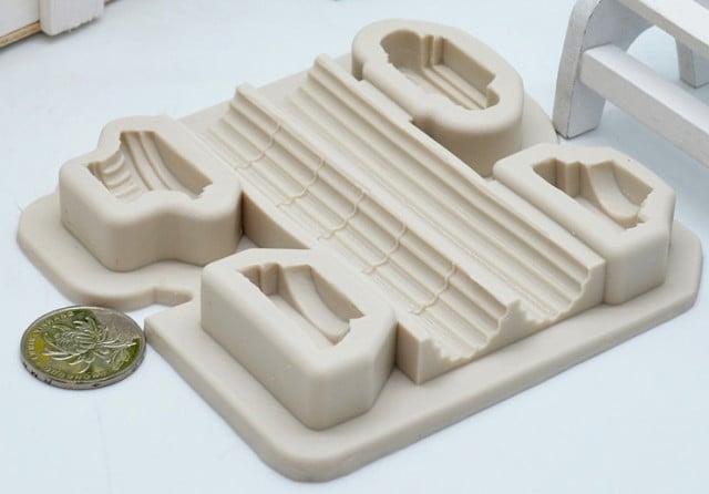 Colonne e Capitelli. Barocco. Stampo in silicone. Retro Roman Pillars Silicone Mold