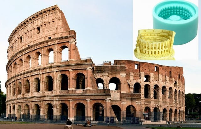 Colosseo di Roma. Spettacolare grande stampo
