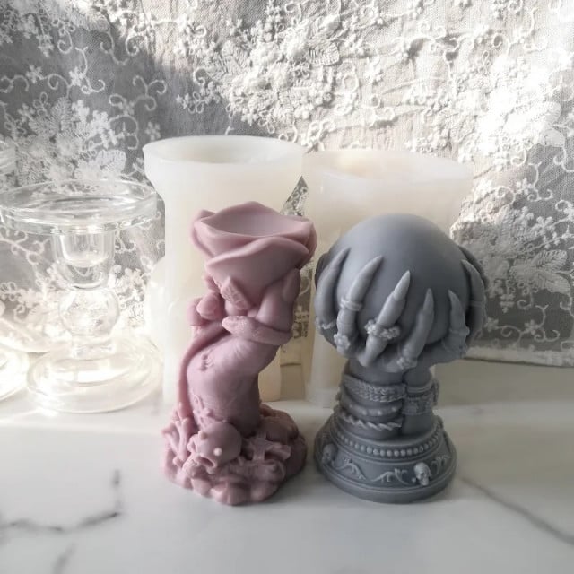 Stupendi gesta Mano in tantissimi modelli. Stampo in silicone anche per Candele