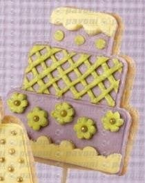 Wedding Cake e Torte matrimoniali. Set 4 Stampi espulsione Tagliapasta di varie misure.