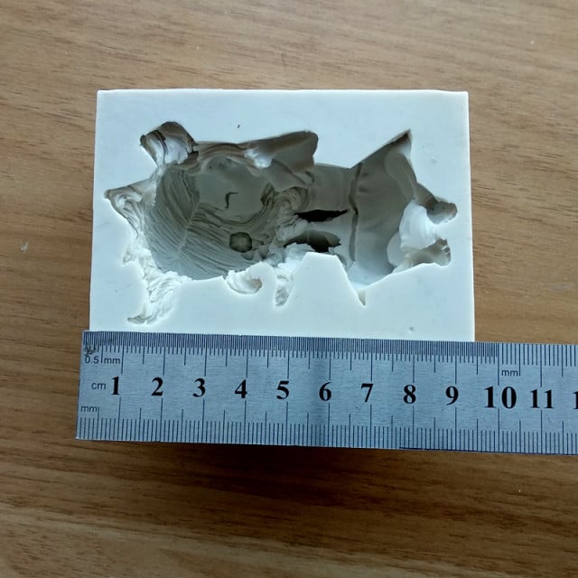 Bambina con le Ali. Alta definizione. Stampo in silicone