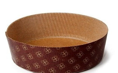 Stampo BASSO per Panettone Monouso da 500 -750 gr. / 1 - 2 - 3 e 5 Kg. Carta rinforzata