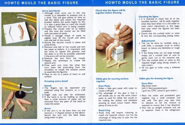 Figura di Donna completa in 3/D. Set di 6 stampi in plastica