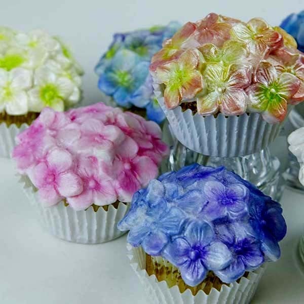 Ortensia o Idrangea. Stampo Bordo in silicone