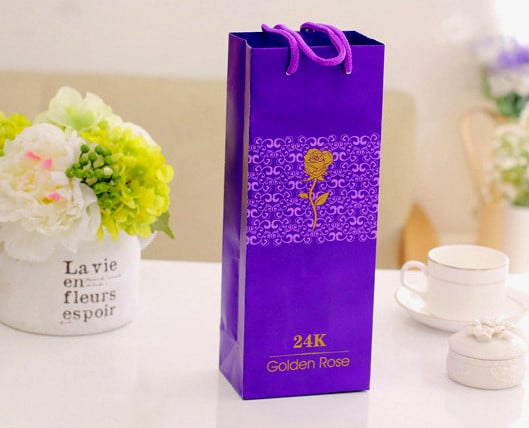 24 Carati Rosa D'oro in elegante scatola regalo