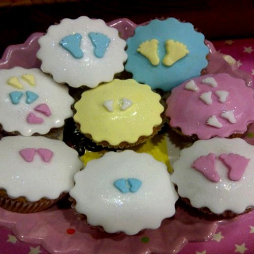 Piedini Neonato in 2 misure. Stampo Tagliapasta. FMM