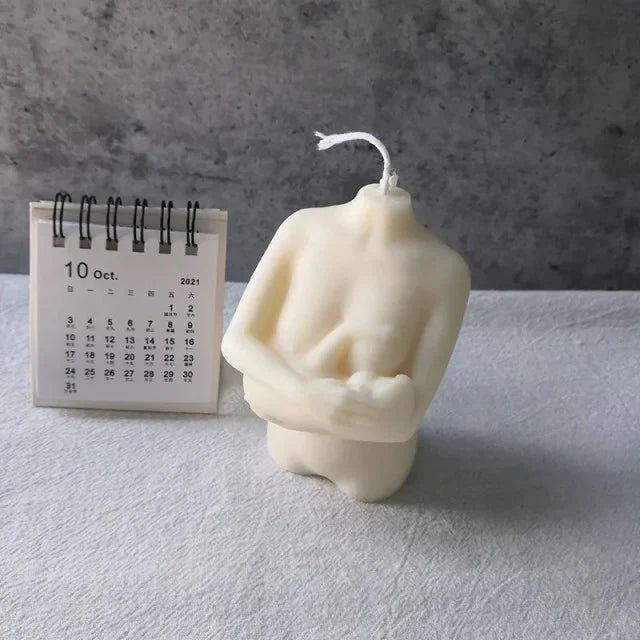 Corpo Uomo Donna anche Incinta e che allatta neonato. Stampo in silicone anche per Candele