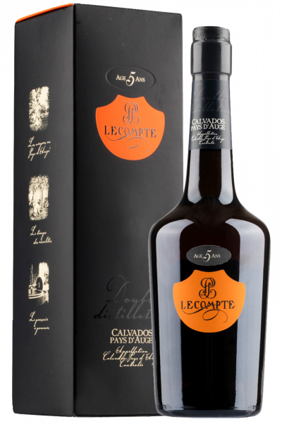 Calvados Pays D'Auge Lecompte 5 Ans 70cl (Astucciato)