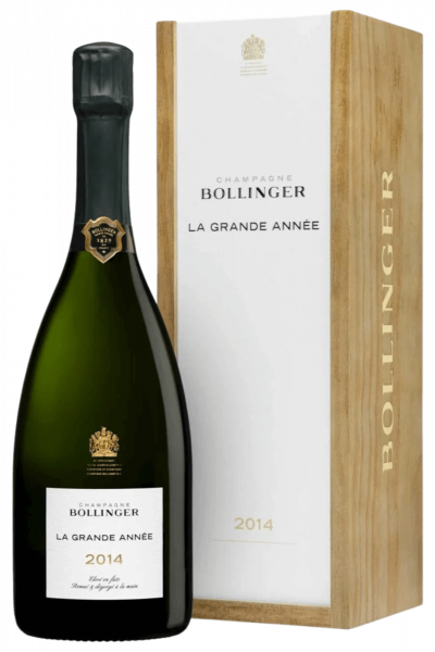 Champagne Bollinger La Grande Année Brut 2014 (Cassetta in Legno)