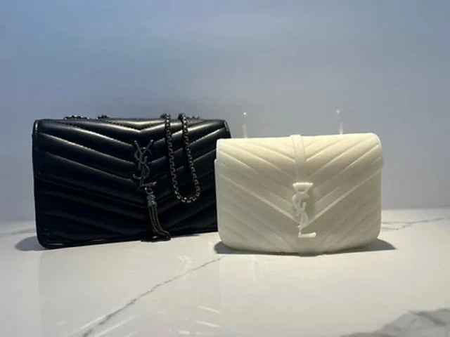 Elegante Borsetta LARGE YSL di 16.8 cm. Stampo in silicone anche per Candele