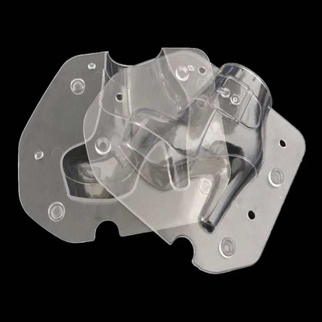 Stivale con Tacco. Doppio Stampo 3/D per Cioccolato in policarbonato rigido