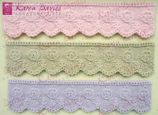 Emily Lace bordo Pizzo in silicone Originale Karen Davies