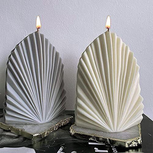 Grande Corallo dritto Stilizzato Geometrico di 14.7 cm. Stampo Mare anche per Candele