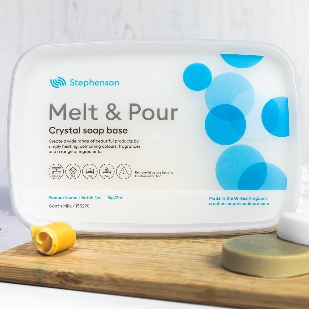 Latte di Capra. Sapone Bianco da 1-3 e 6 Kg. Base Melt and Pour