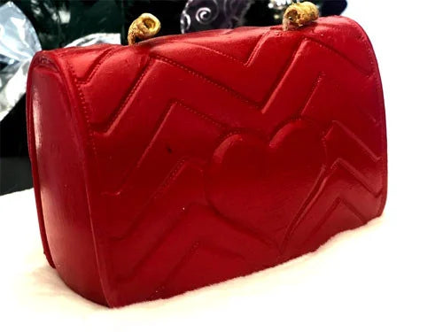 Stampo Mini Borsetta Gucci classica di 6 cm. Stampo in silicone anche per Candele