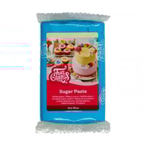 Azzurro Mare. Pasta di zucchero FunCakes. Sea Blue. 250 gr.Kosher e senza Glutine