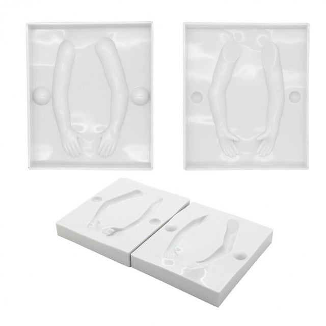 Figura di Donna completa in 3/D. Set di 6 stampi in plastica