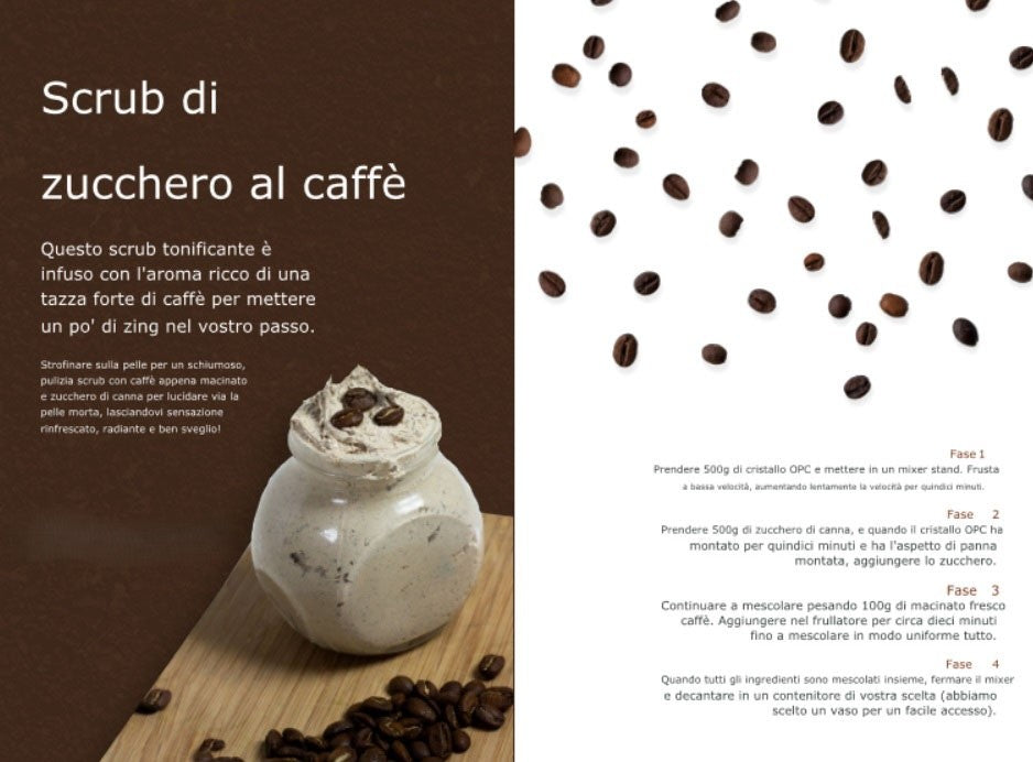 Crystal OPC. Schiuma Burro da bagno cosmetica. Melt and Pour